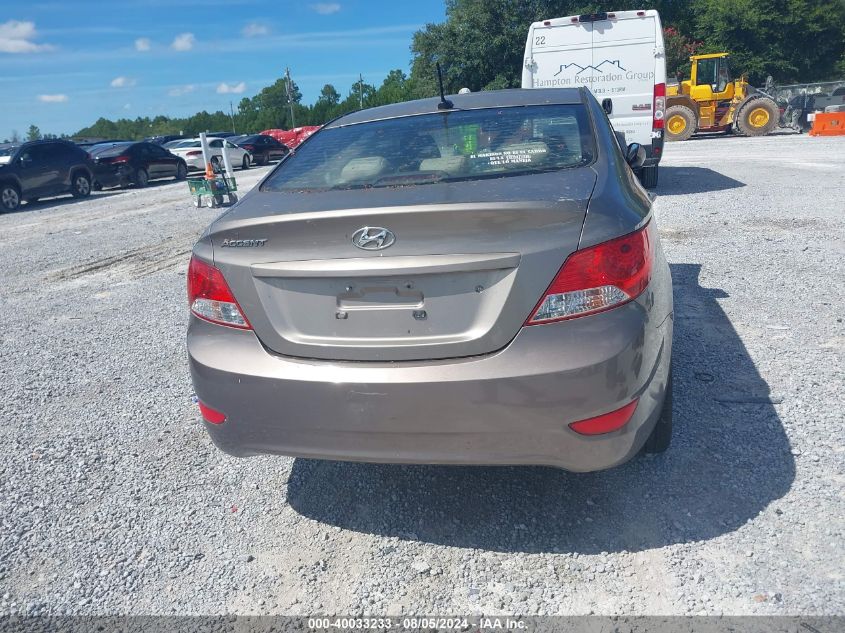 2014 Hyundai Accent Gls/Gs VIN: KMHCT4AE5EU681919 Lot: 40033233