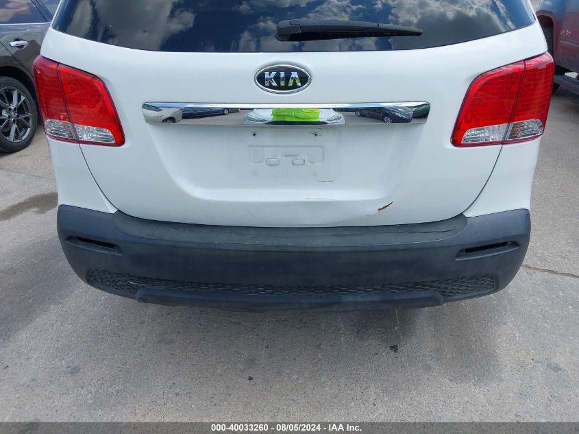 2013 Kia Sorento Lx V6 VIN: 5XYKT4A22DG375797 Lot: 40033260