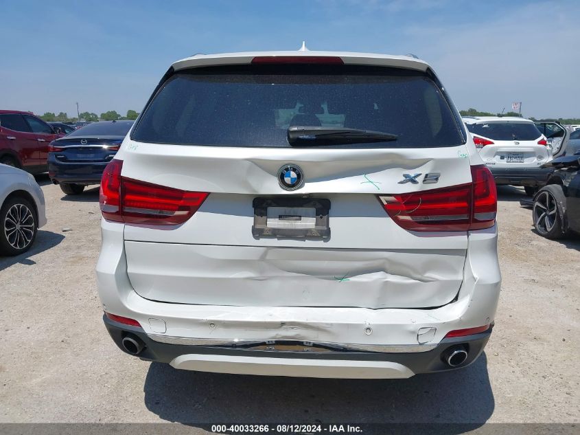 2016 BMW X5 xDrive35I VIN: 5UXKR0C53G0S87073 Lot: 40033266