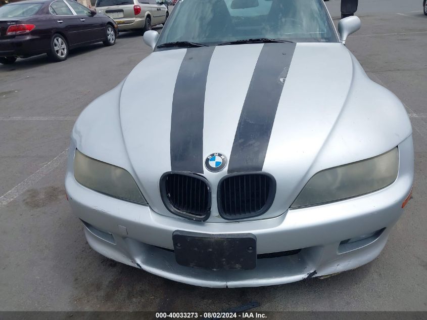 2000 BMW Z3 2.3 VIN: WBACH9346YLG18152 Lot: 40033273