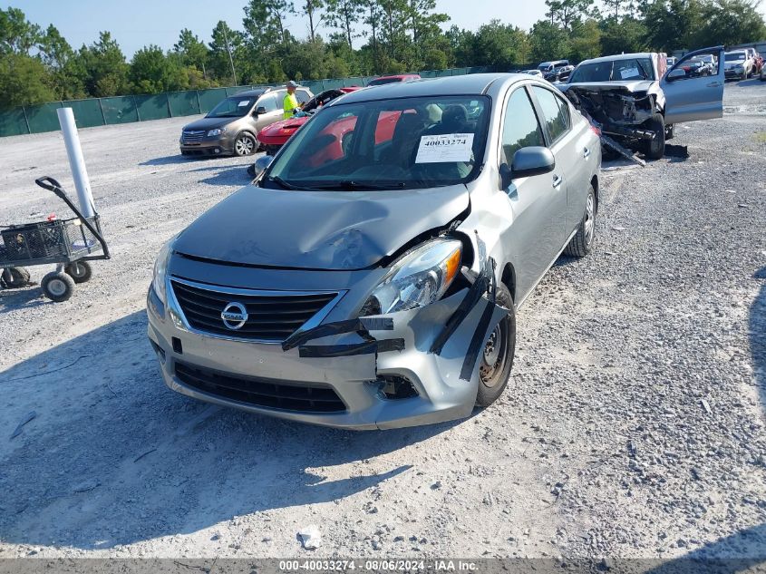 2014 Nissan Versa S/S Plus/Sv/Sl VIN: 3N1CN7AP7EL834542 Lot: 40033274