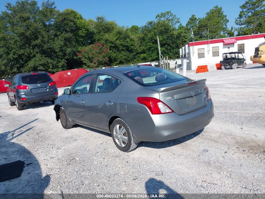 2014 Nissan Versa S/S Plus/Sv/Sl VIN: 3N1CN7AP7EL834542 Lot: 40033274