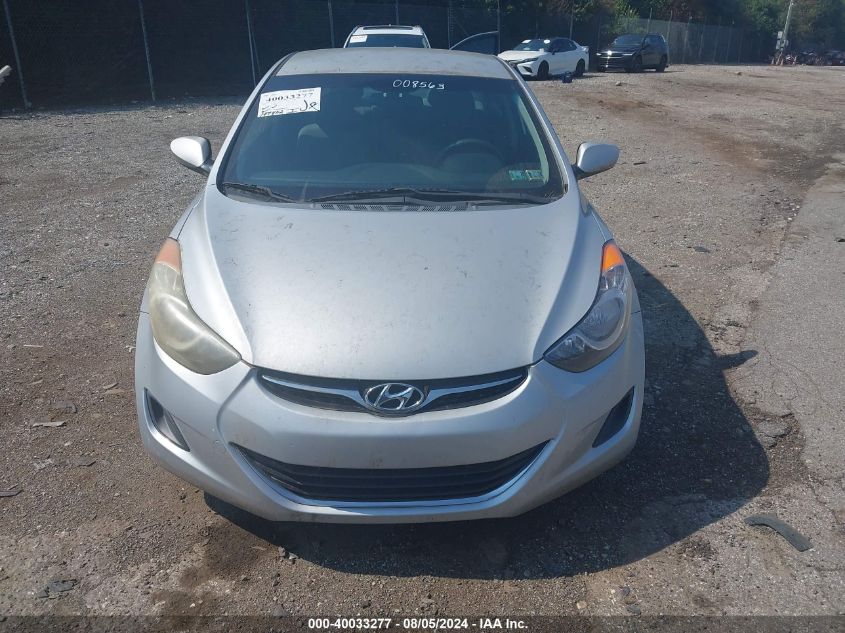 2011 Hyundai Elantra Gls VIN: 5NPDH4AE3BH008563 Lot: 40033277