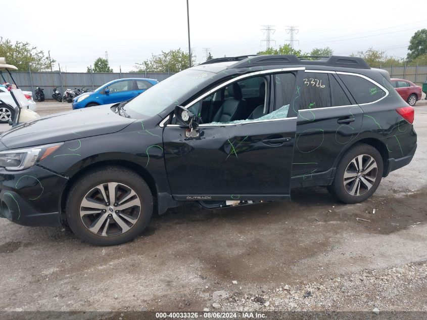 2018 Subaru Outback 2.5I Limited VIN: 4S4BSANC9J3352839 Lot: 40033326