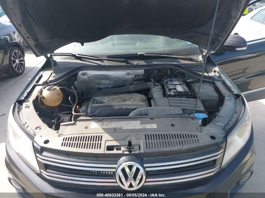 2012 Volkswagen Tiguan Se VIN: WVGAV7AX6CW589479 Lot: 40033361