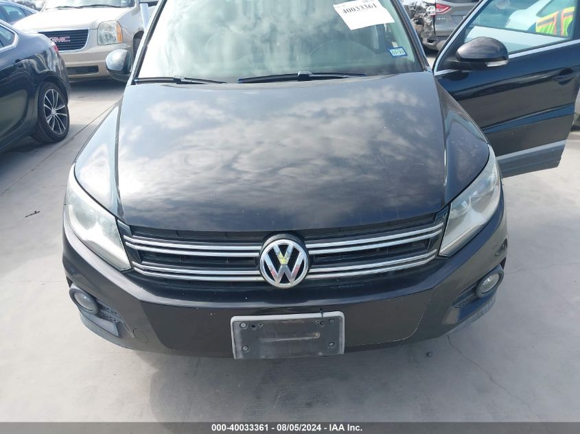 2012 Volkswagen Tiguan Se VIN: WVGAV7AX6CW589479 Lot: 40033361