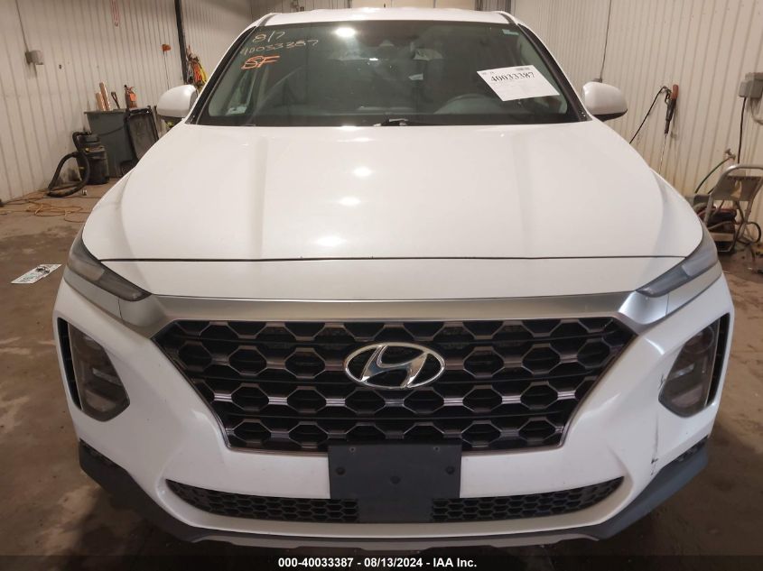 2019 Hyundai Santa Fe Se VIN: 5NMS23AD5KH092005 Lot: 40033387