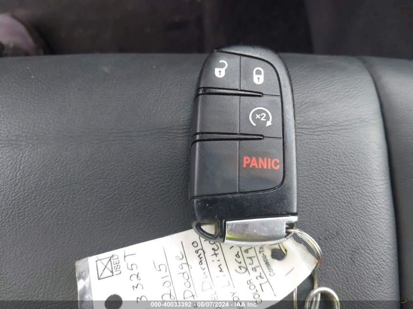 2015 Dodge Durango Limited VIN: 1C4RDJDG3FC729495 Lot: 40033392