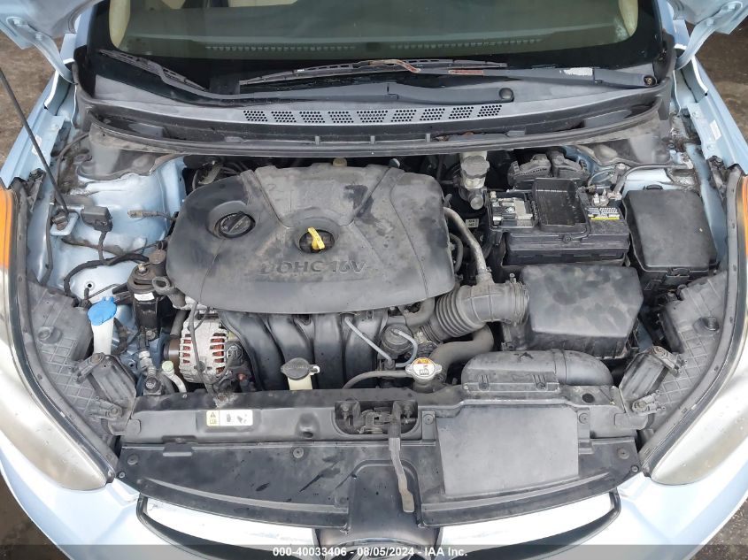 2012 Hyundai Elantra Gls (Ulsan Plant) VIN: KMHDH4AE6CU425100 Lot: 40033406