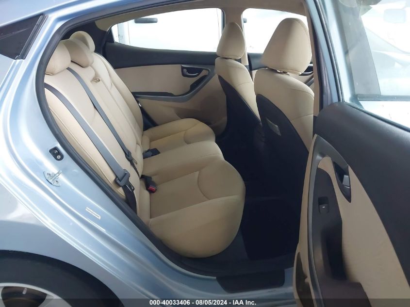 2012 Hyundai Elantra Gls (Ulsan Plant) VIN: KMHDH4AE6CU425100 Lot: 40033406