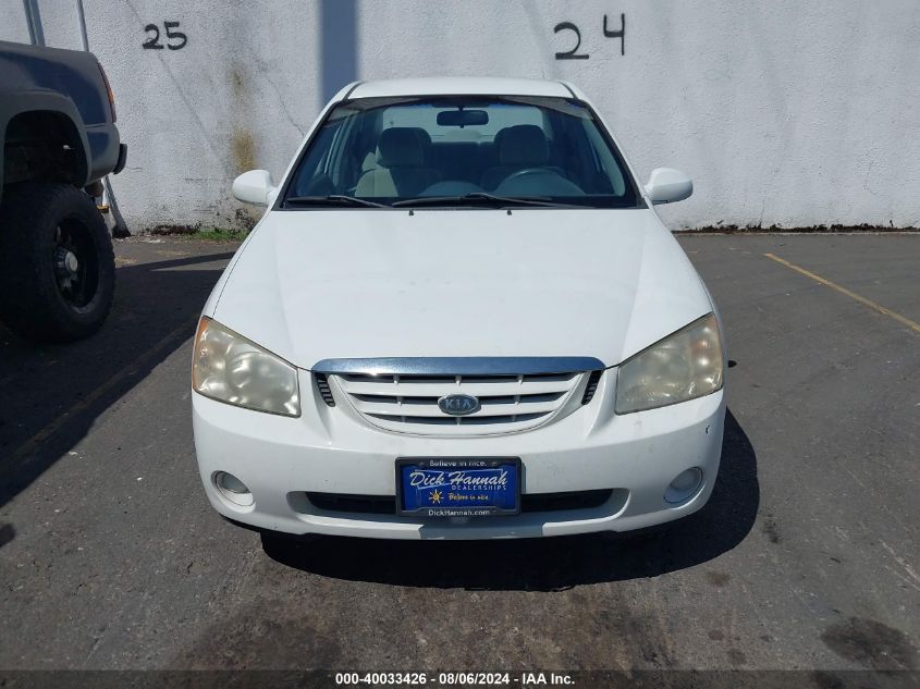 2006 Kia Spectra Ex/Lx/Sx VIN: KNAFE121465349131 Lot: 40033426