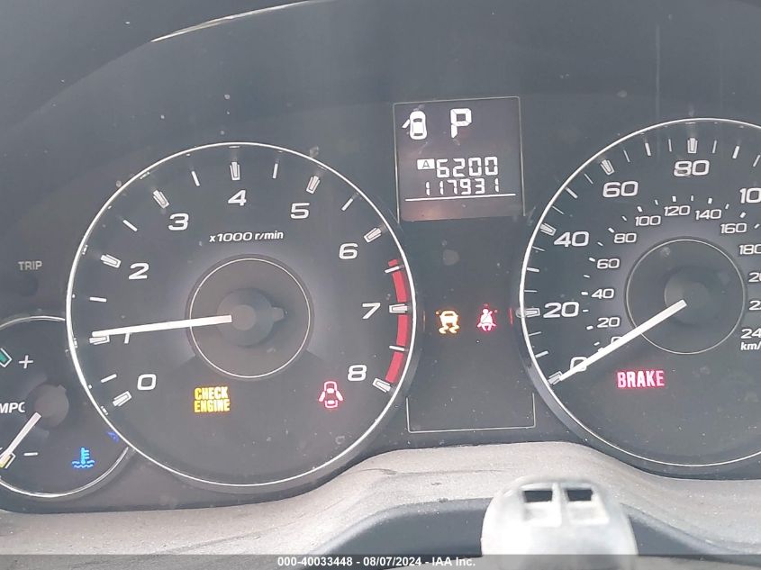 2011 Subaru Outback 2.5I Premium VIN: 4S4BRBGCXB3382206 Lot: 40033448