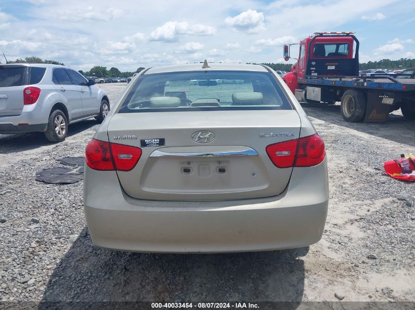 2010 Hyundai Elantra Gls VIN: KMHDU4AD8AU878876 Lot: 40033454