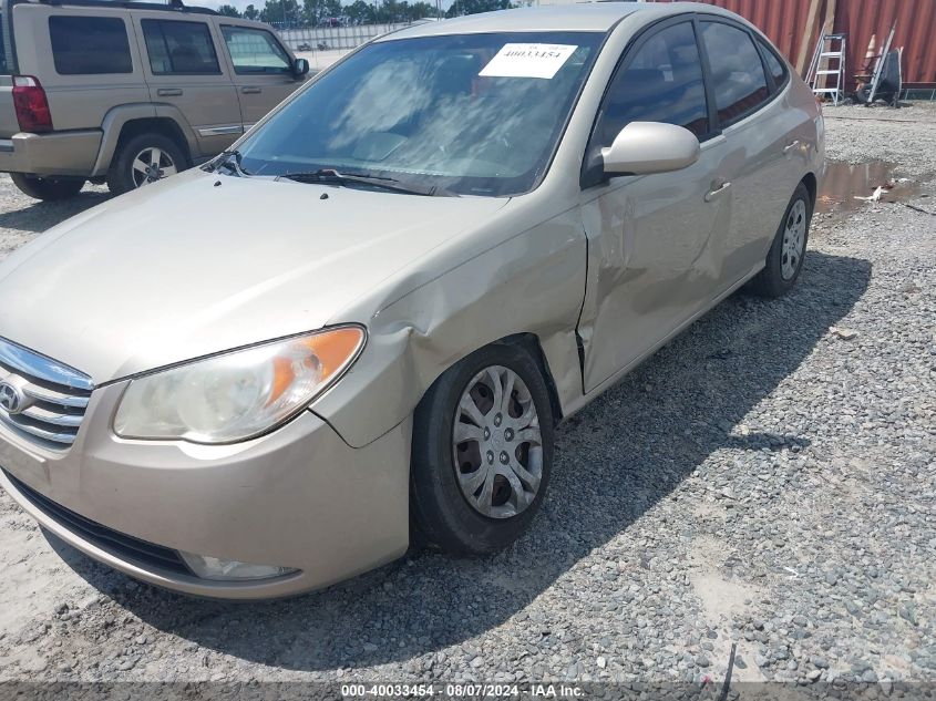 2010 Hyundai Elantra Gls VIN: KMHDU4AD8AU878876 Lot: 40033454