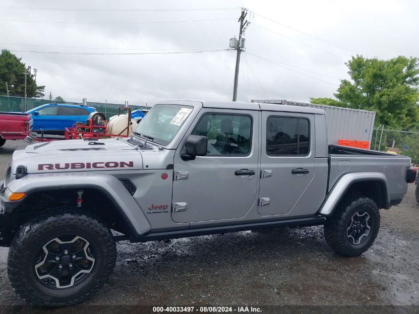 2020 Jeep Gladiator Rubicon 4X4 VIN: 1C6JJTBG6LL171245 Lot: 40033497