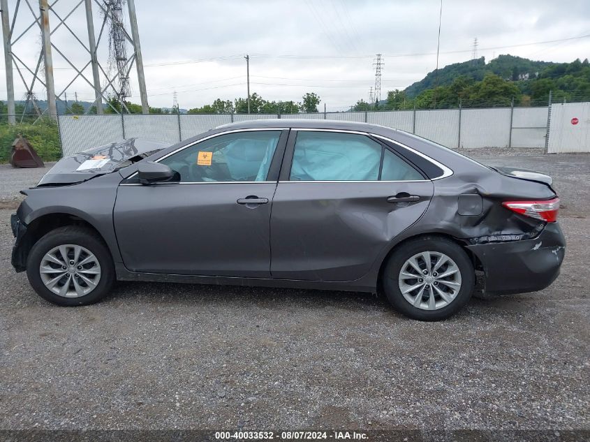 2016 Toyota Camry Le VIN: 4T1BF1FKXGU167812 Lot: 40033532