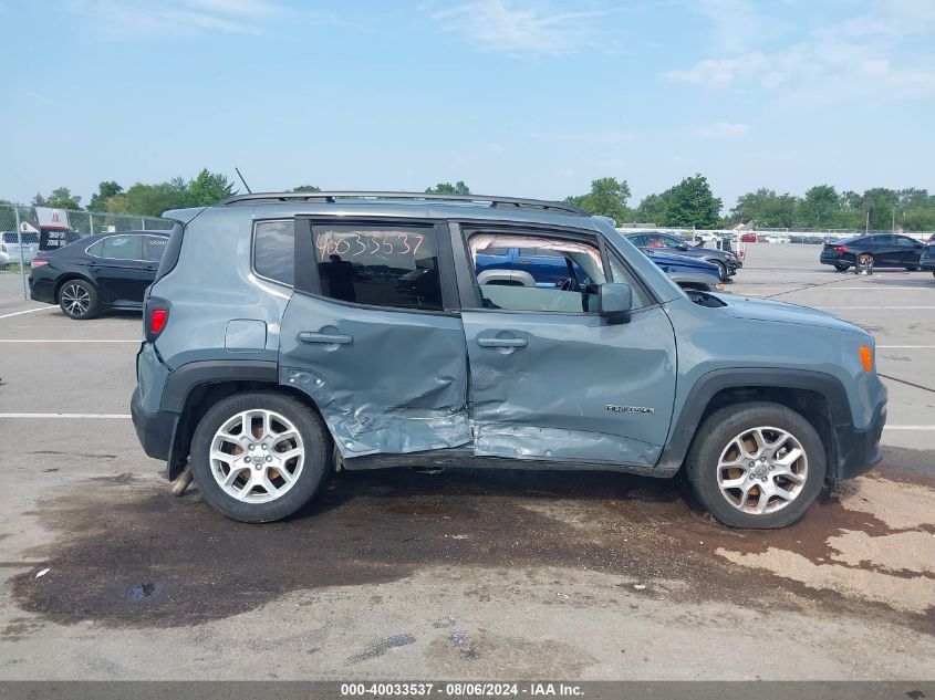 2017 Jeep Renegade Latitude 4X4 VIN: ZACCJBBB2HPG39605 Lot: 40033537