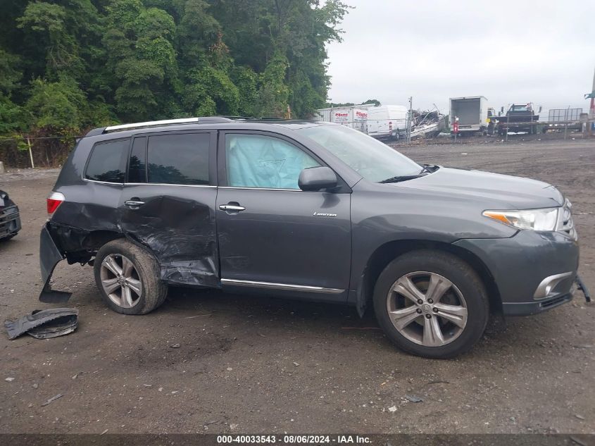 2012 Toyota Highlander Limited V6 VIN: 5TDDK3EH0CS163860 Lot: 40033543