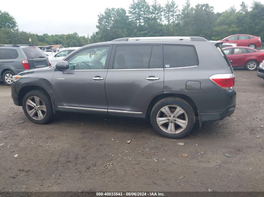 2012 Toyota Highlander Limited V6 VIN: 5TDDK3EH0CS163860 Lot: 40033543