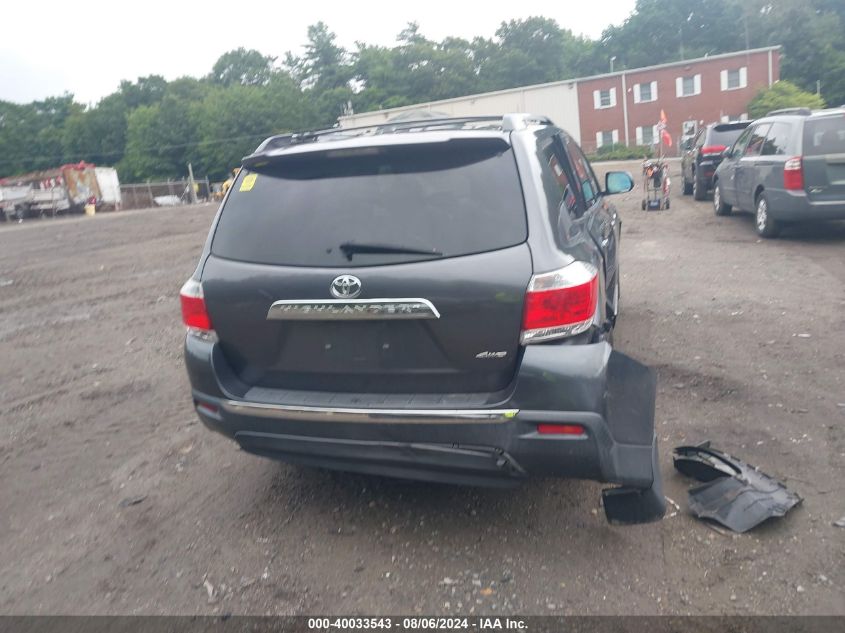 2012 Toyota Highlander Limited V6 VIN: 5TDDK3EH0CS163860 Lot: 40033543