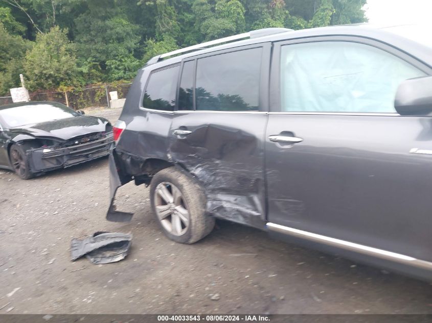 2012 Toyota Highlander Limited V6 VIN: 5TDDK3EH0CS163860 Lot: 40033543