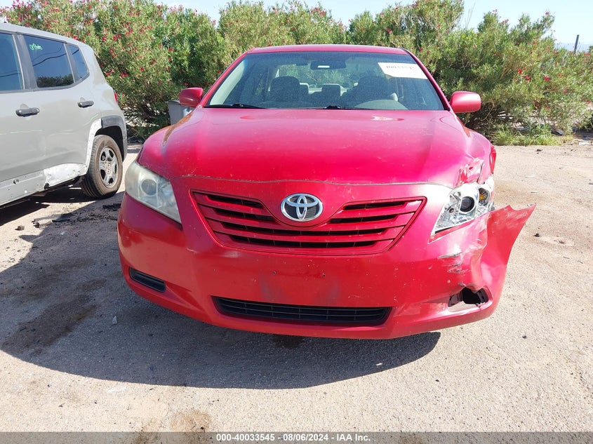 2007 Toyota Camry Ce/Le/Xle/Se VIN: 4TIBE46K47UI55160 Lot: 40033545