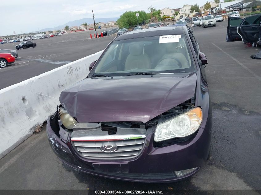 2009 Hyundai Elantra Gls VIN: KMHDU46D59U673407 Lot: 40033546