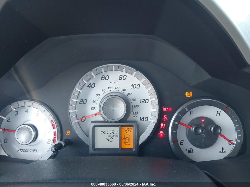 2012 Honda Pilot Ex-L VIN: 5FNYF3H52CB034093 Lot: 40033560