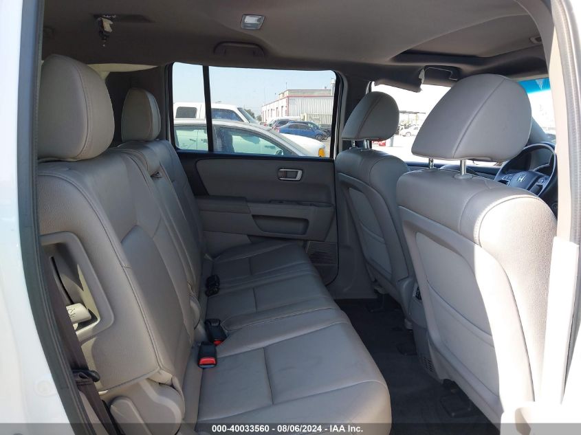 2012 Honda Pilot Ex-L VIN: 5FNYF3H52CB034093 Lot: 40033560