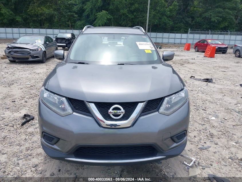 2016 Nissan Rogue S VIN: JN8AT2MT9GW006306 Lot: 40033563