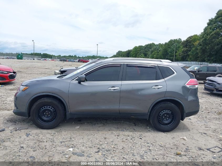 2016 Nissan Rogue S VIN: JN8AT2MT9GW006306 Lot: 40033563