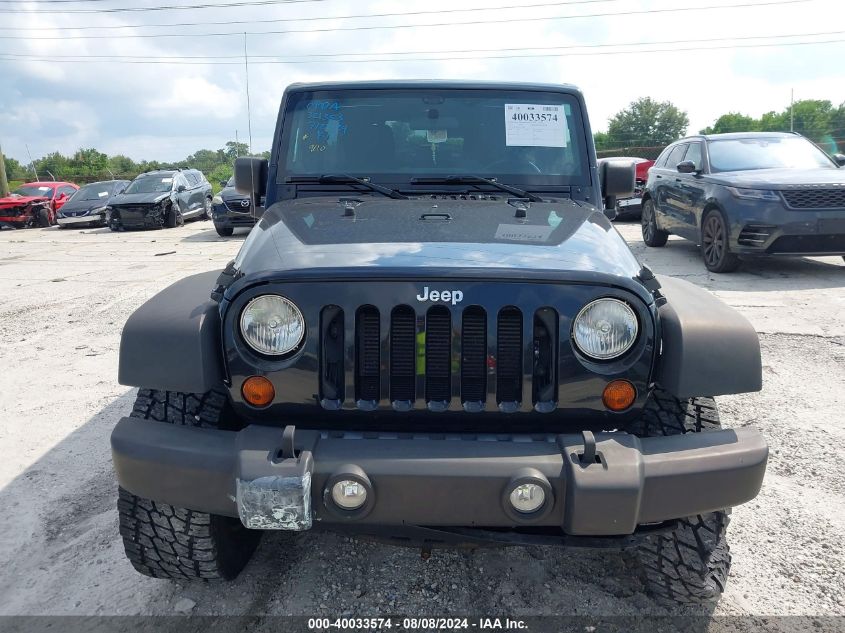 2012 Jeep Wrangler Unlimited Sport VIN: 1C4BJWDG7CL141859 Lot: 40033574