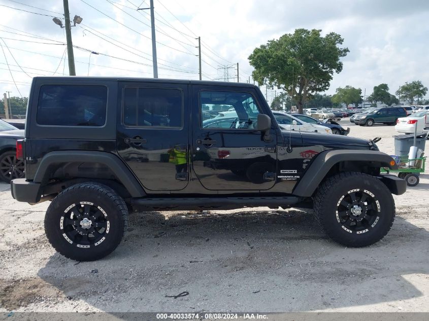 2012 Jeep Wrangler Unlimited Sport VIN: 1C4BJWDG7CL141859 Lot: 40033574