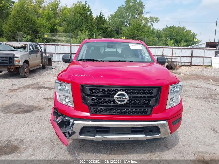 2022 Nissan Titan Sv 4X2 VIN: 1N6AA1EE2NN103696 Lot: 40033624