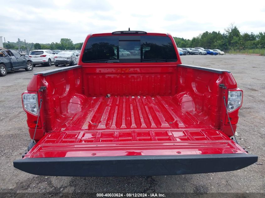 2022 Nissan Titan Sv 4X2 VIN: 1N6AA1EE2NN103696 Lot: 40033624