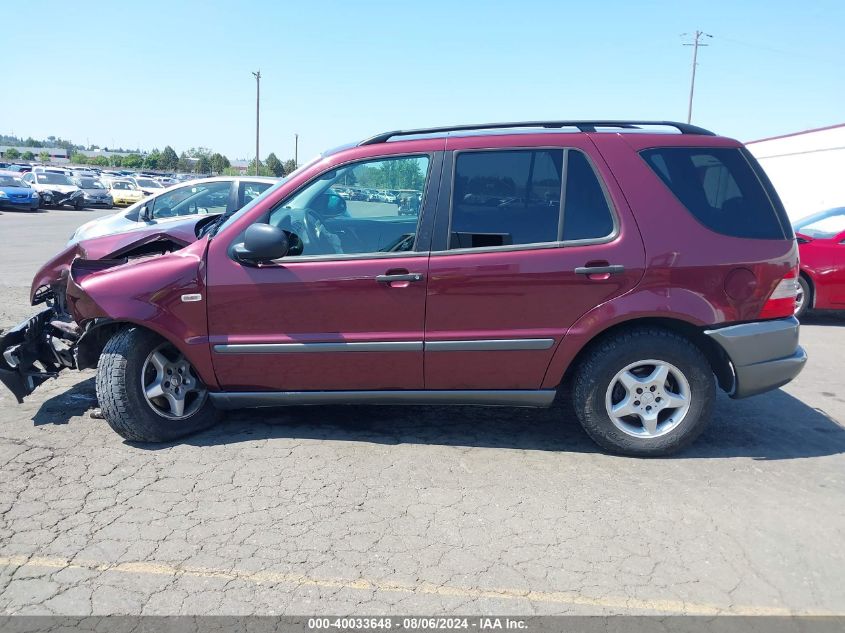 1999 Mercedes-Benz Ml 320 VIN: 4JGAB54E7XA075800 Lot: 40033648