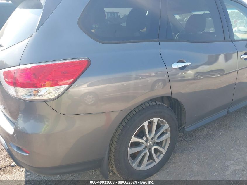 2015 Nissan Pathfinder Sv VIN: 5N1AR2MN3FC622204 Lot: 40033689