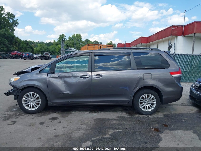 2012 Toyota Sienna Xle V6 8 Passenger VIN: 5TDYK3DC6CS271939 Lot: 40033690