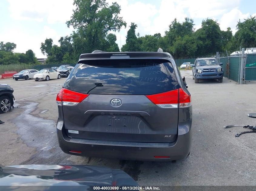 2012 Toyota Sienna Xle V6 8 Passenger VIN: 5TDYK3DC6CS271939 Lot: 40033690