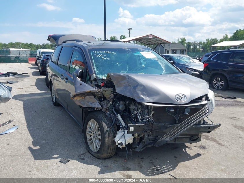 2012 Toyota Sienna Xle V6 8 Passenger VIN: 5TDYK3DC6CS271939 Lot: 40033690