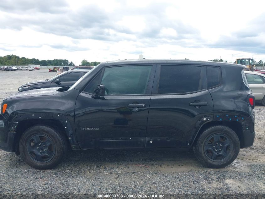 2019 Jeep Renegade Sport Fwd VIN: ZACNJAAB4KPK15464 Lot: 40033708