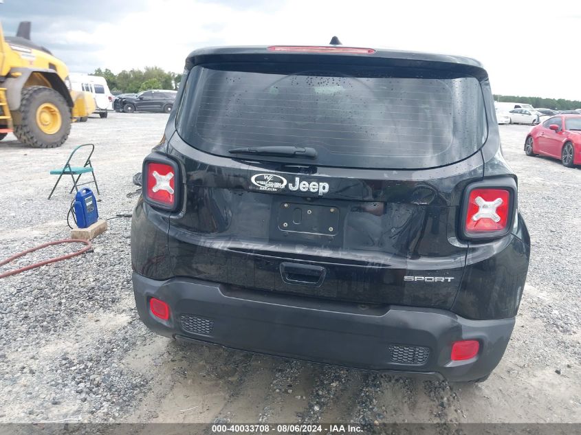 2019 Jeep Renegade Sport Fwd VIN: ZACNJAAB4KPK15464 Lot: 40033708