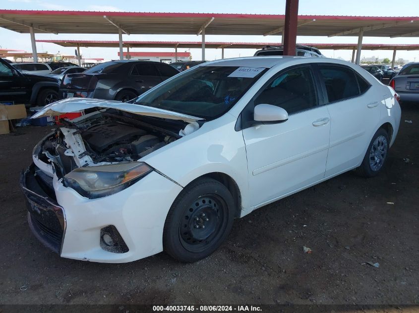 2T1BURHE6GC612219 2016 TOYOTA COROLLA - Image 2