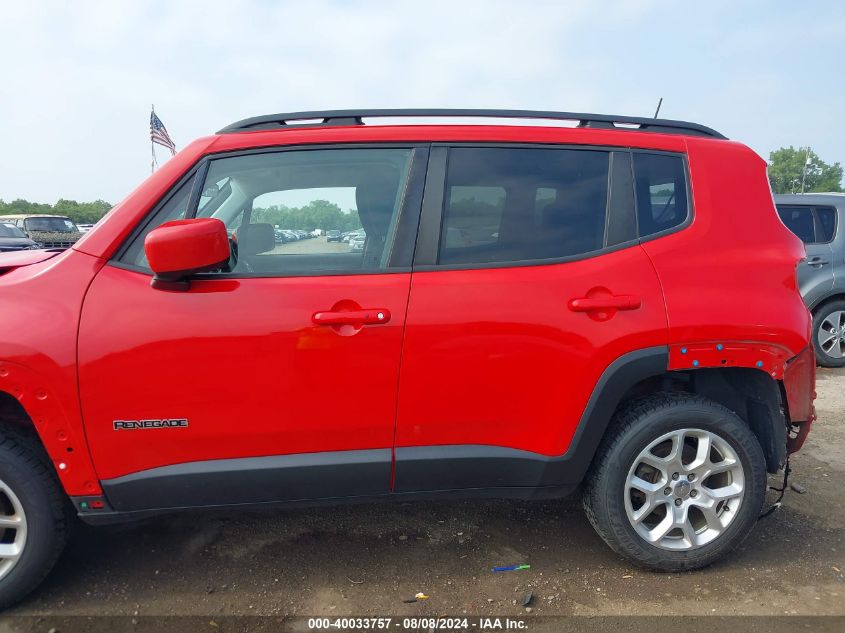 2018 Jeep Renegade Latitude 4X4 VIN: ZACCJBBB5JPH69786 Lot: 40033757