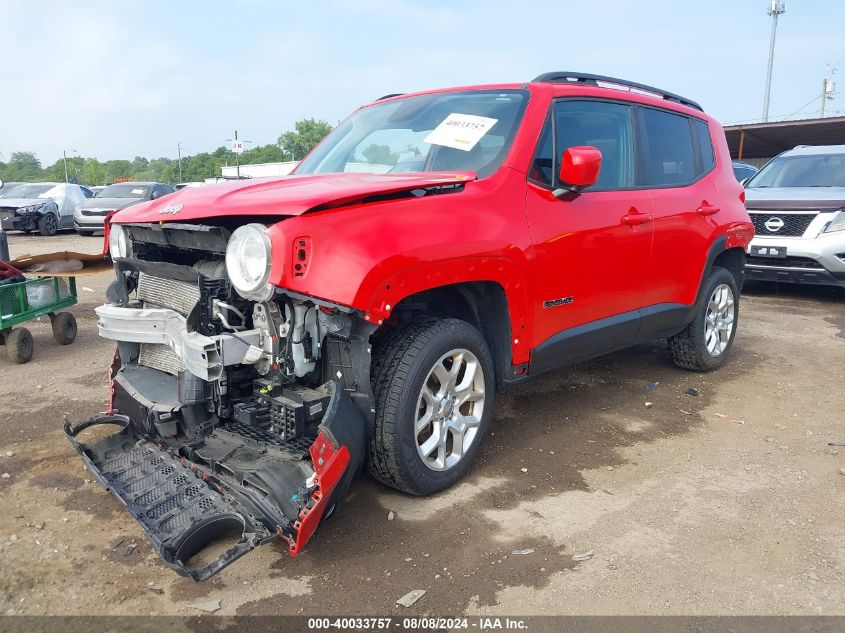 2018 Jeep Renegade Latitude 4X4 VIN: ZACCJBBB5JPH69786 Lot: 40033757