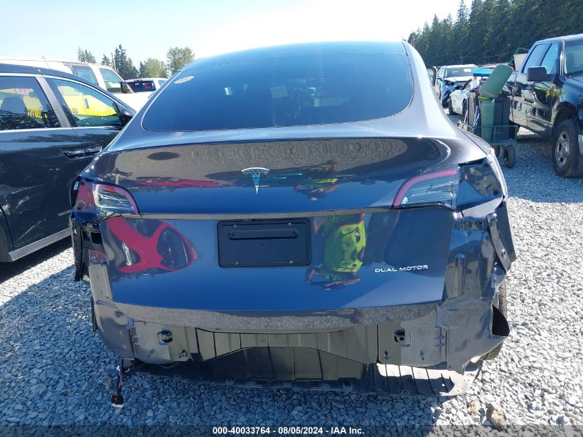 2023 TESLA MODEL Y AWD/LONG RANGE DUAL MOTOR ALL-WHEEL DRIVE - 7SAYGDEE2PF882359