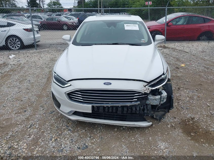 2020 Ford Fusion Sel VIN: 3FA6P0CD7LR192676 Lot: 40033766