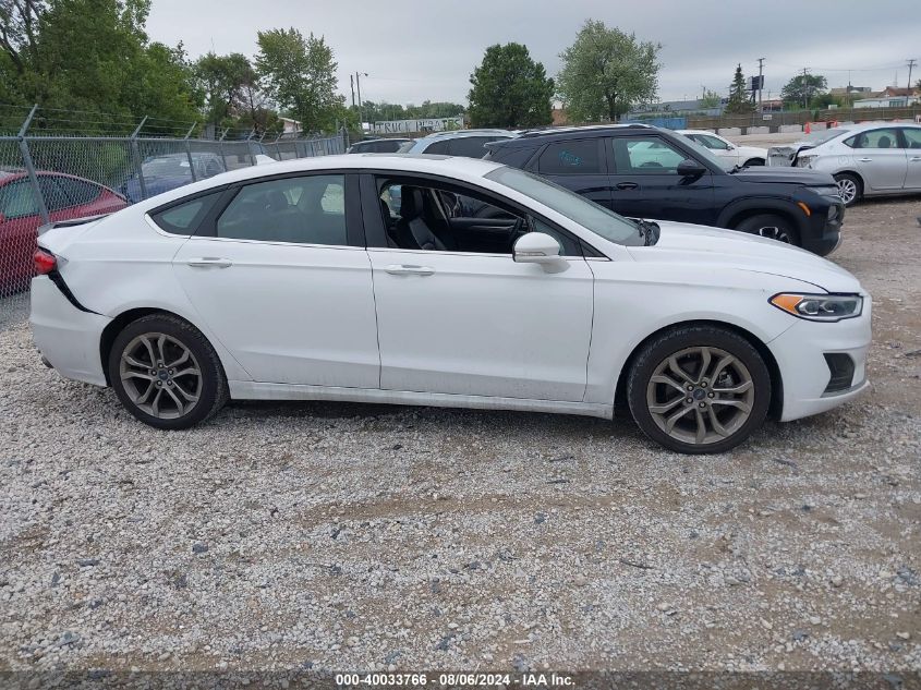 2020 Ford Fusion Sel VIN: 3FA6P0CD7LR192676 Lot: 40033766