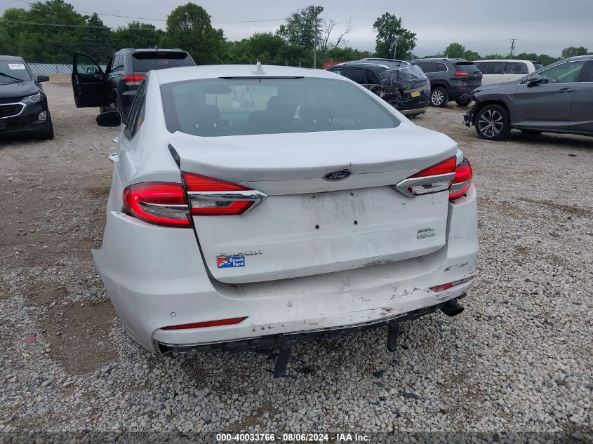 2020 Ford Fusion Sel VIN: 3FA6P0CD7LR192676 Lot: 40033766