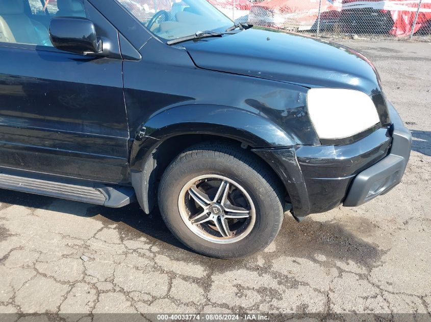 2005 Honda Pilot Ex-L VIN: 2HKYF18555H528571 Lot: 40033774